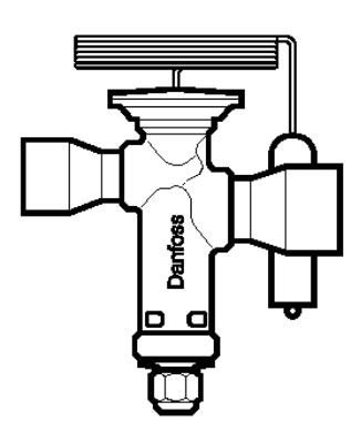 Термо-регулирующий вентиль ТРВ TGEL 23 067N3164 Danfoss
